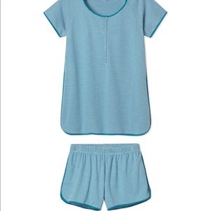 Lake Maternity Pajamas Short Set - Celestial